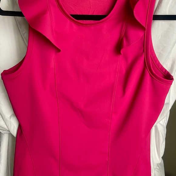 Urban Savage Ruffle Sleeveless Top | Size M | Raspberry - Picture 2 of 11